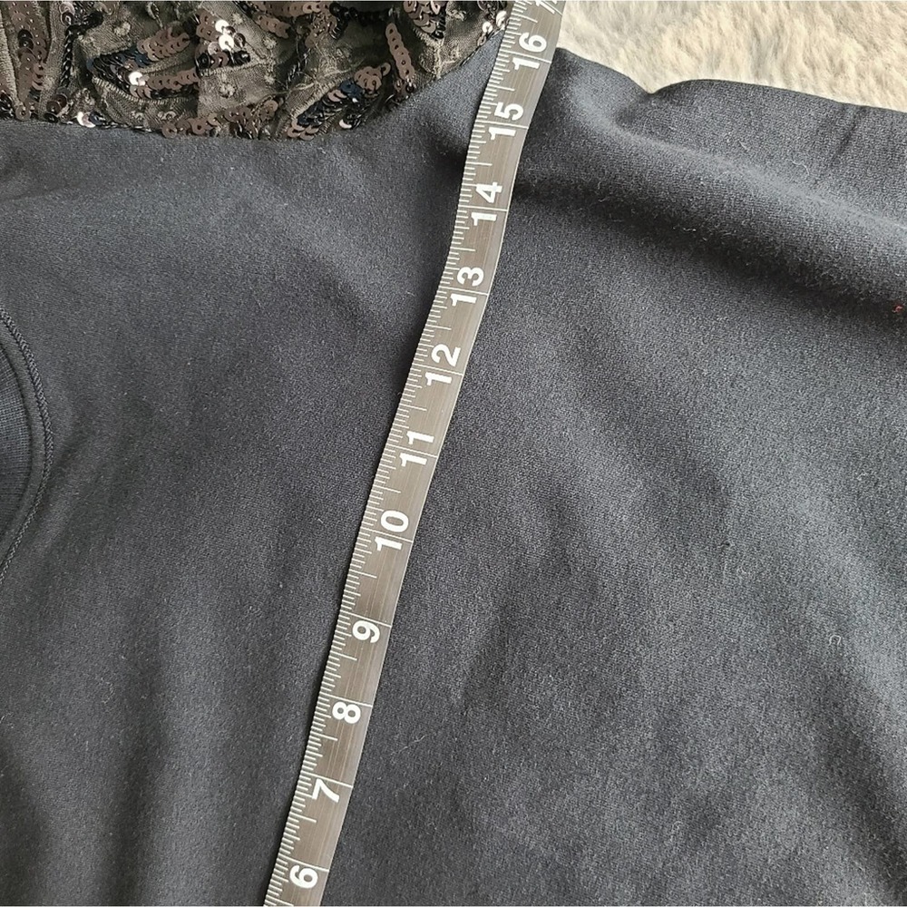 NWT | MAEVE | TASHA LACE SLEEVED SWEATSHIRT | SIZE XXS - Picture 11 of 14
